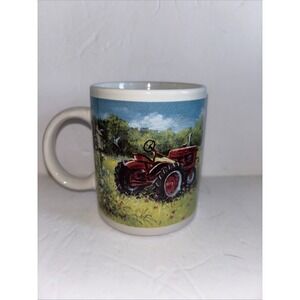 2004 Houston Harvest Chestnut Creek Farm Tractor Barn Cows Ceramic Coffee Mug